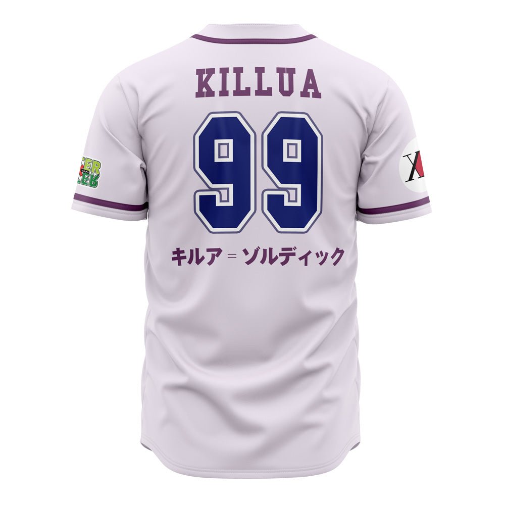 Hunter Association Killua Hunter X Hunter Baseball Jersey