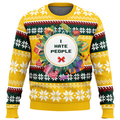 I Hate People Parody Ugly Christmas Sweater