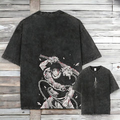 "Toji X Master Of Arms - Jujutsu Kaisen" Vintage Oversize T Shirt