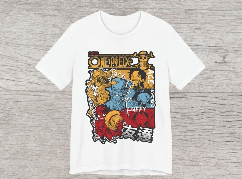 " Luffy x Two Brother - Onepiece" T Shirt