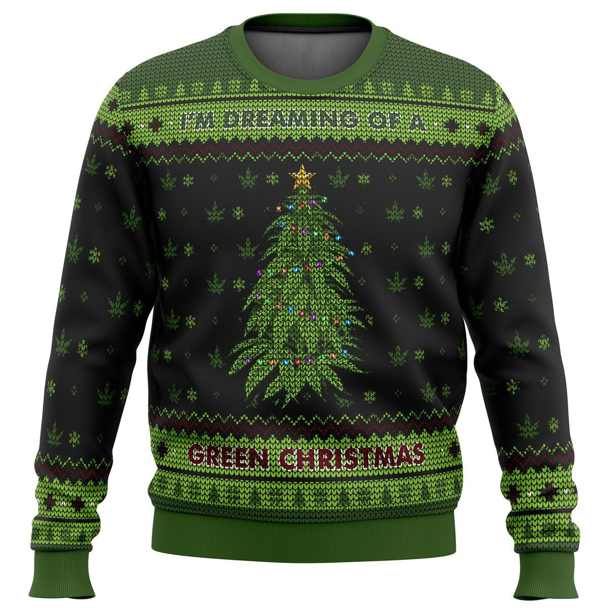 I'm Dreaming of a Green Christmas Ugly Christmas Sweater