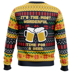 It’s The Most Wonderful Time For A Beer Parody Ugly Christmas Sweater