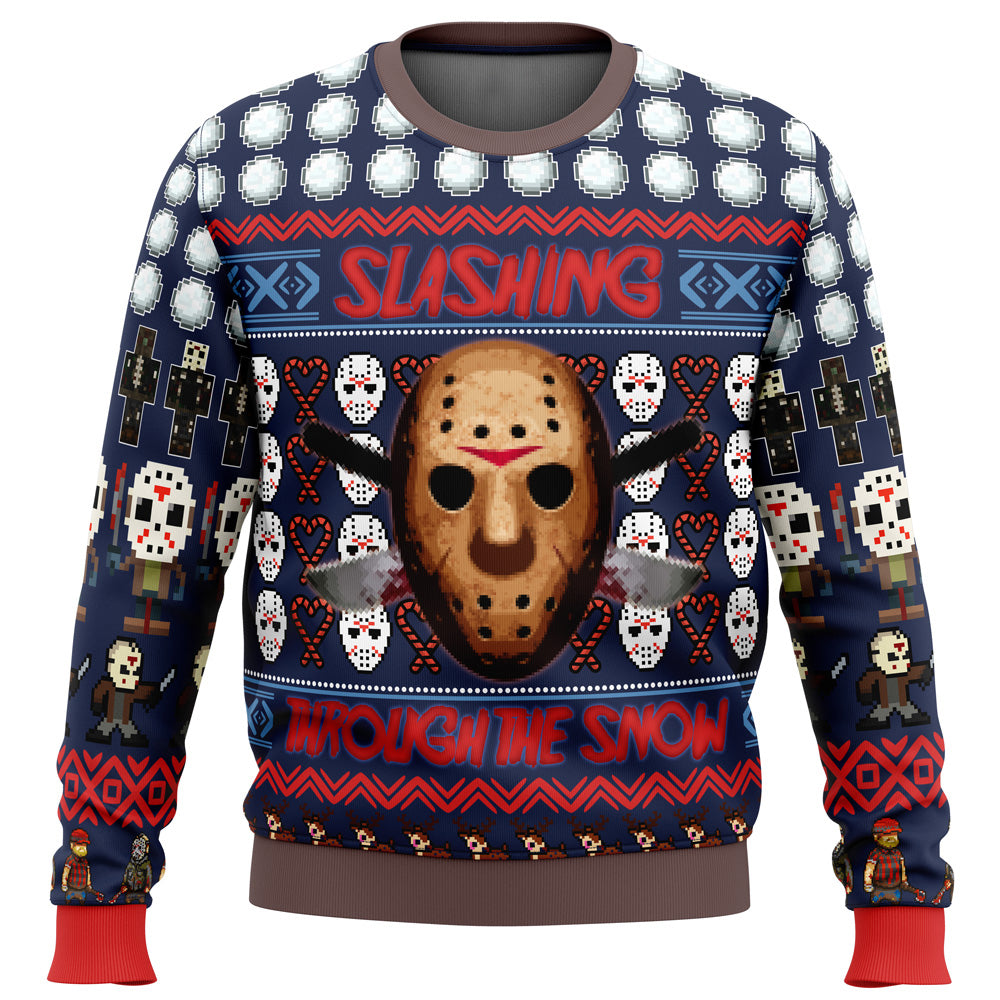 Jason Voorhees Friday the 13th Ugly Christmas Sweater