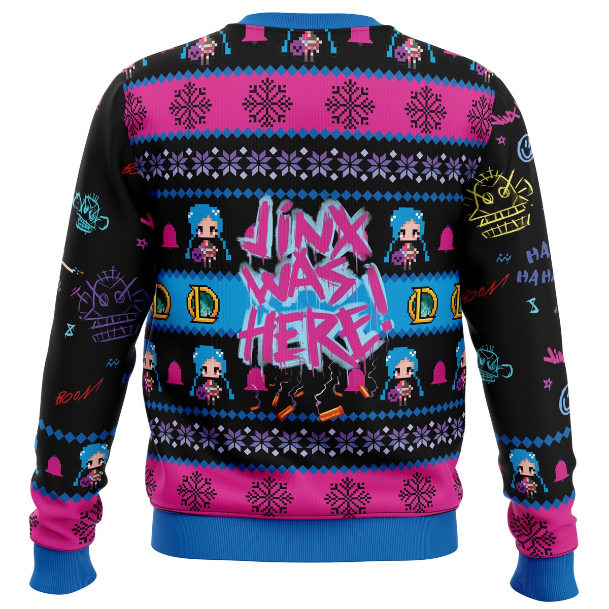 Jinx League of Legends Ugly Christmas Sweater