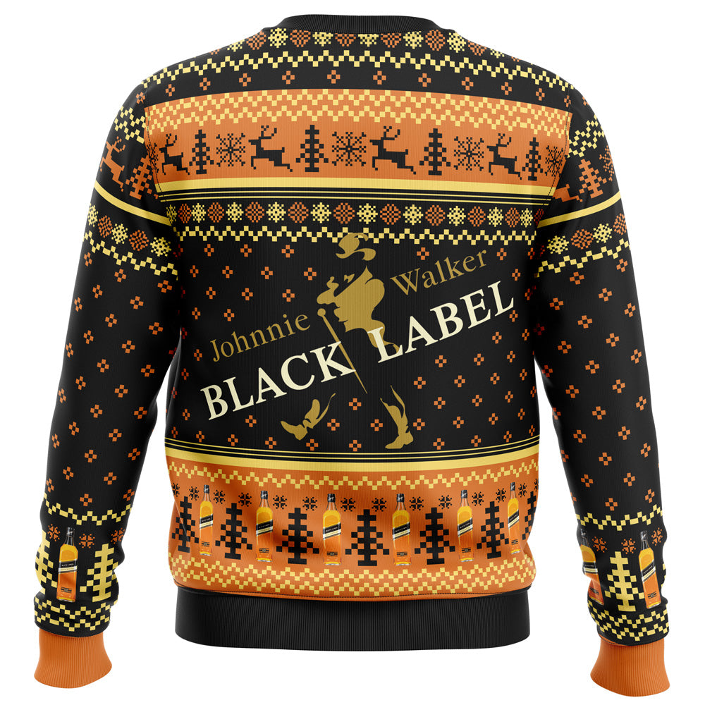 Johnnie Walker Black Label Ugly Christmas Sweater