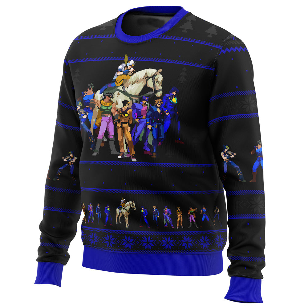 Jojo's Bizarre Adventure Generations Ugly Christmas Sweater