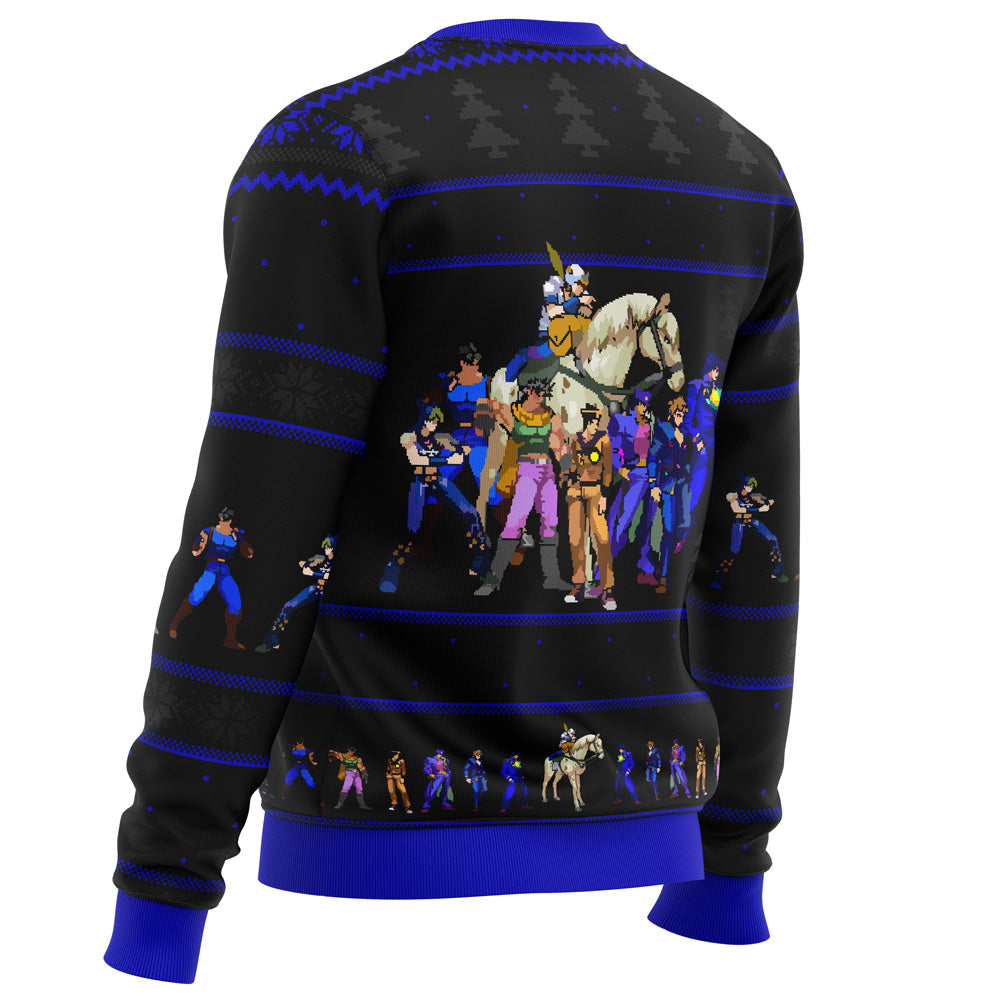 Jojo's Bizarre Adventure Generations Ugly Christmas Sweater