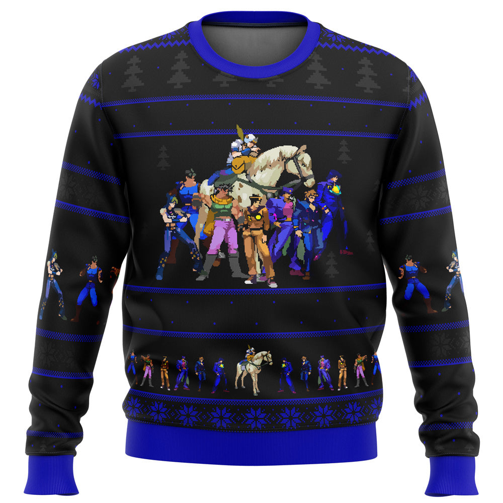 Jojo's Bizarre Adventure Generations Ugly Christmas Sweater