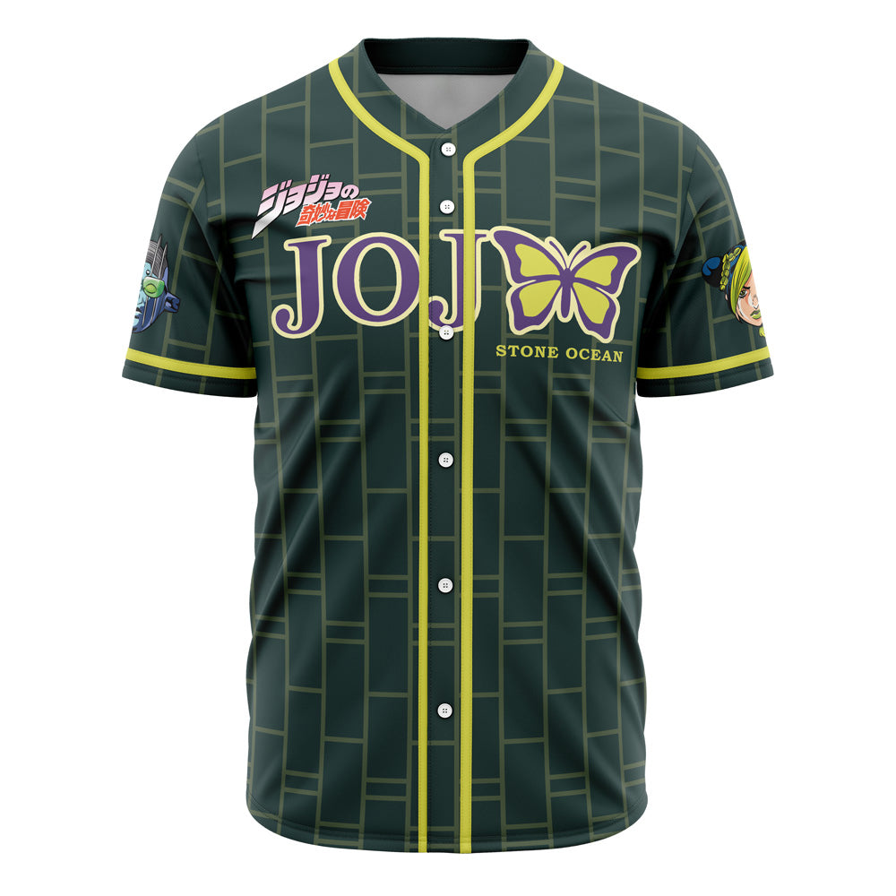 Jolyne Cujoh Stone Ocean Jojo's Bizarre Adventure Baseball Jersey