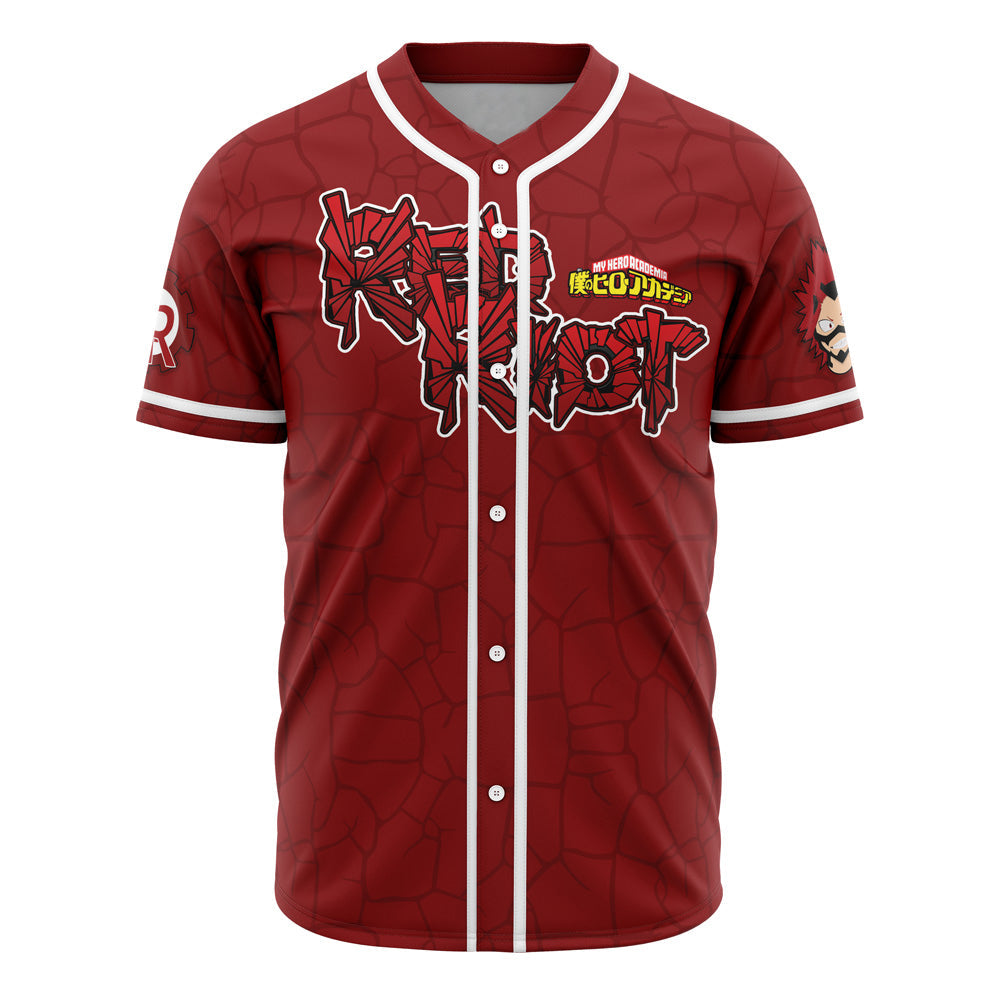 Kirishima Red Riot My Hero Academia Baseball Jersey