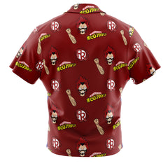 Kirishima Red Riot My Hero Academia Button Up Hawaiian Shirt