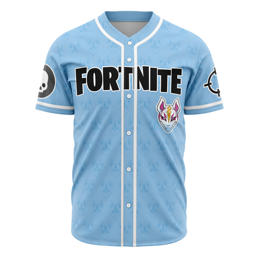 Kitsune Drift Mask Fortnite Baseball Jersey