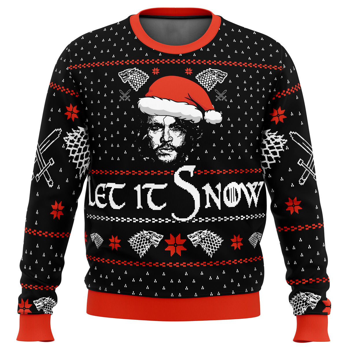 Let it Snow Jon Game of Thrones Ugly Christmas Sweater