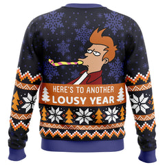 Lousy Year Futurama Ugly Christmas Sweater