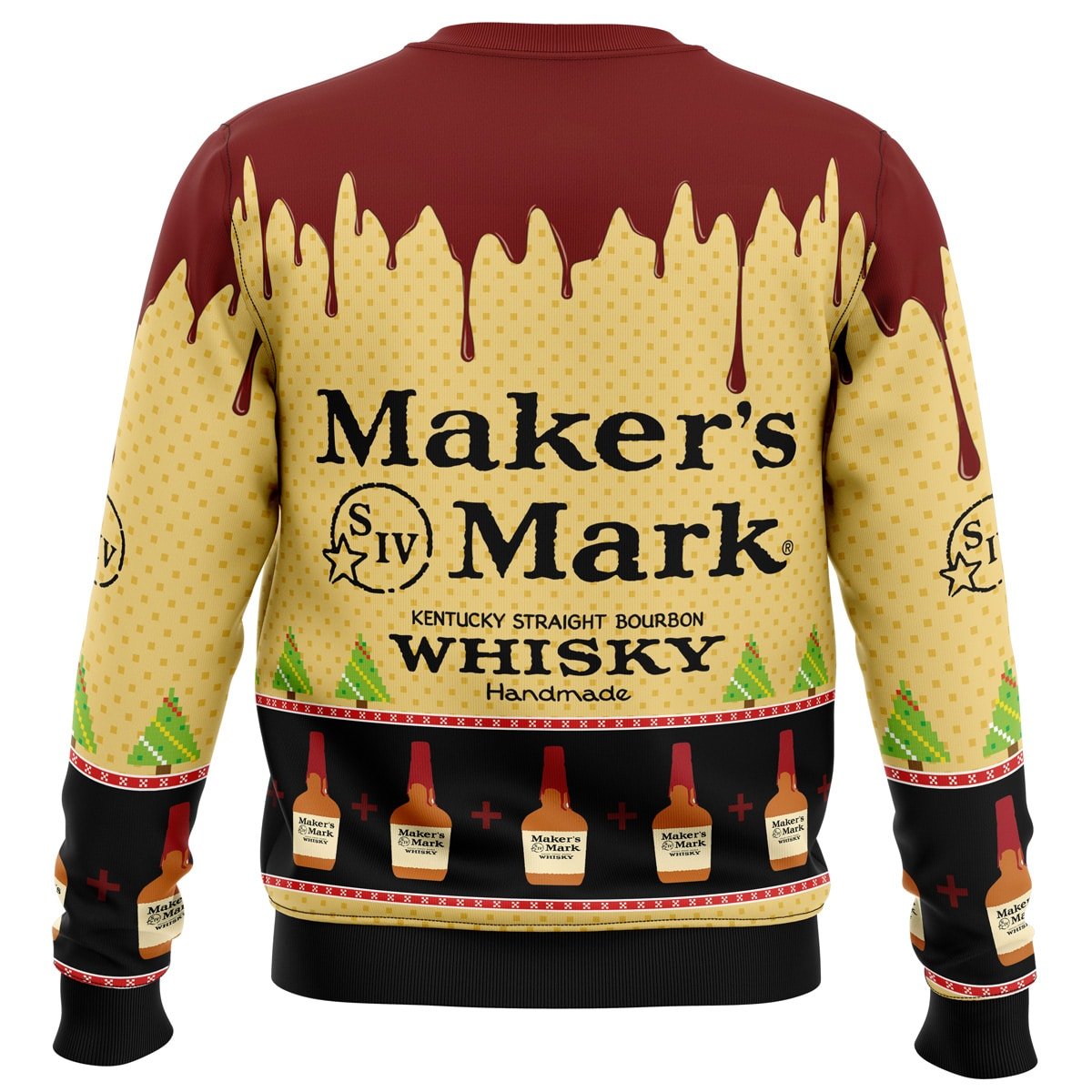 Maker's Mark Whisky Ugly Christmas Sweater