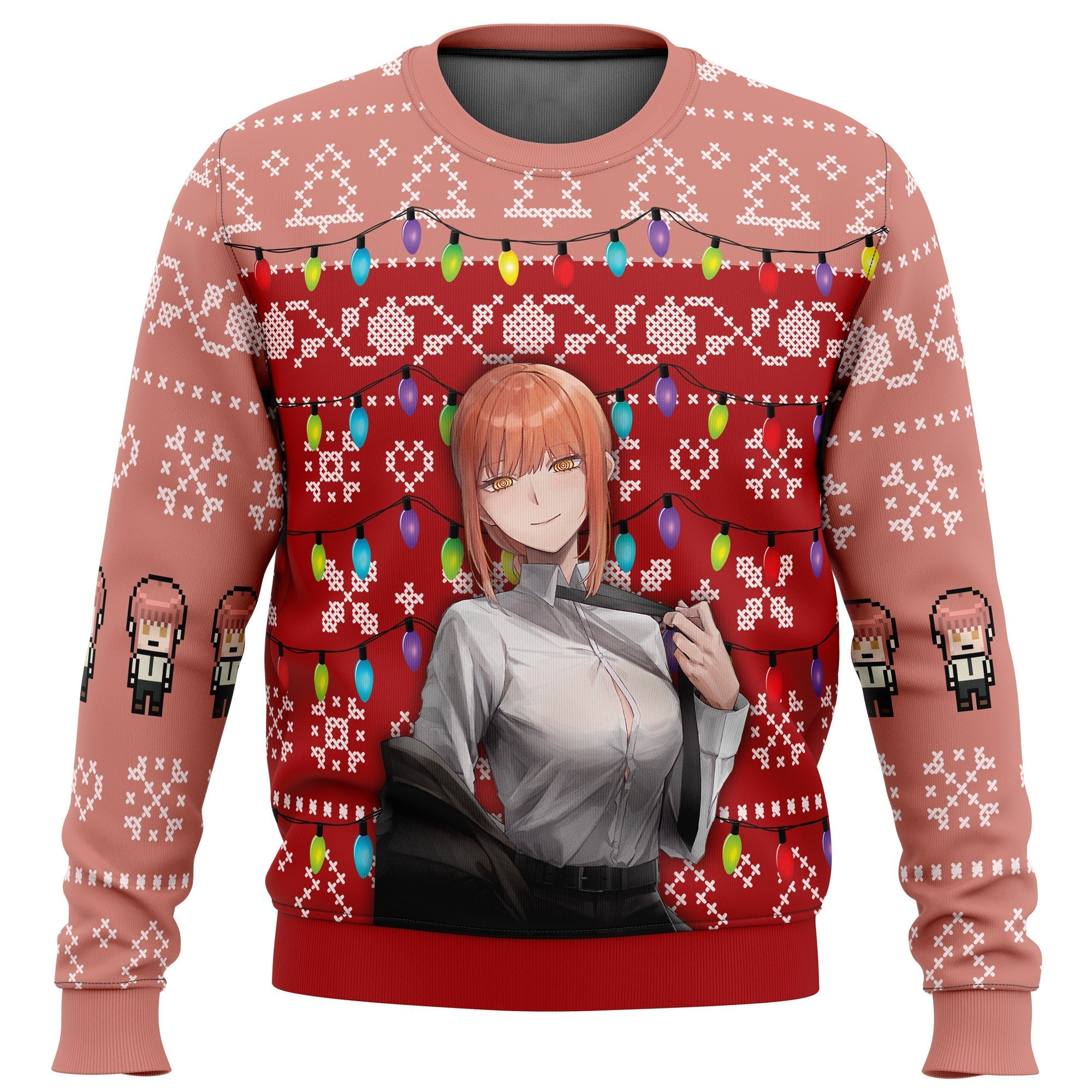 Makima Chainsaw Man Ugly Christmas Sweater