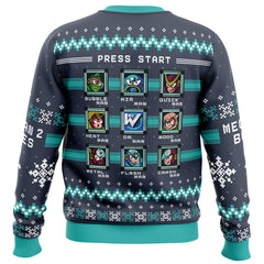 Mega Man 2 Bosses Ugly Christmas Sweater