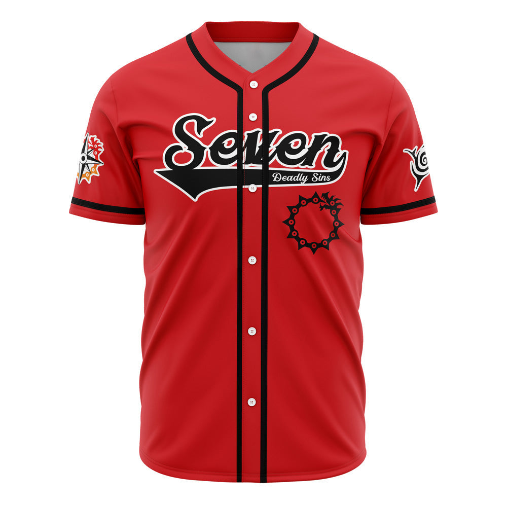 Meliodas Seven Deadly Sins Baseball Jersey