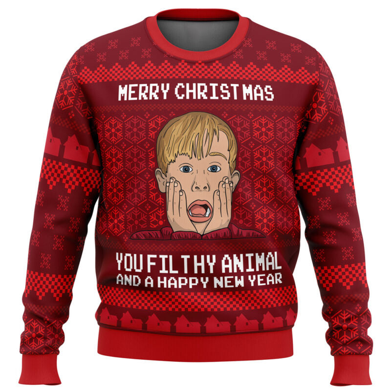 Merry Christmas Home Alone Ugly Christmas Sweater