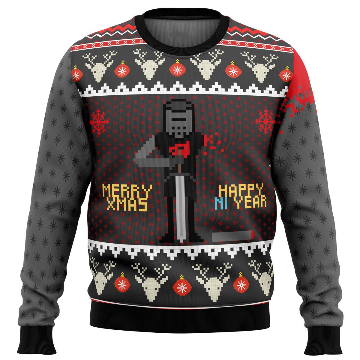 Merry Xmas and Happy Ni Year Monty Python Ugly Christmas Sweater