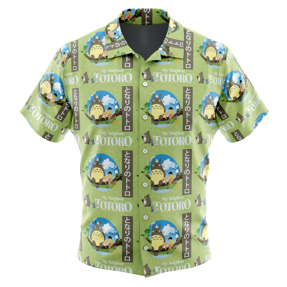 My Neighbor Totoro Studio Ghibli Button Up Hawaiian Shirt