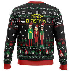 Nerdy Christmas The IT Crowd Ugly Christmas Sweater