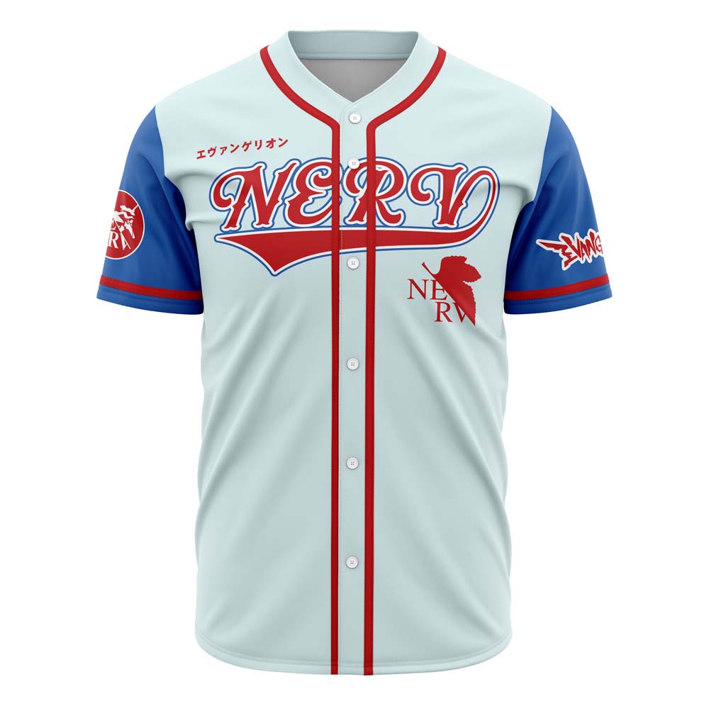 NERV Shinji Evangelion Baseball Jersey