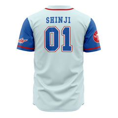 NERV Shinji Evangelion Baseball Jersey