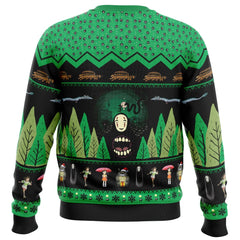 No Face Spirited Away Ugly Christmas Sweater