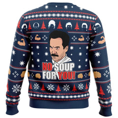 No Soup For You Seinfeld Ugly Christmas Sweater