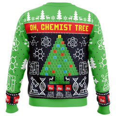 Oh, Chemist Tree Science Ugly Christmas Sweater