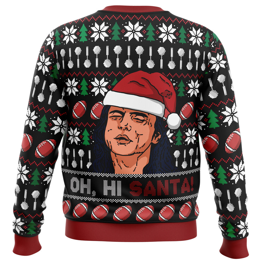 Oh Hi Santa The Room Ugly Christmas Sweater