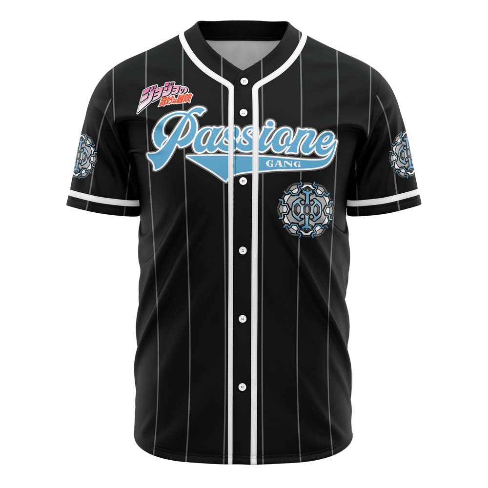 Passione Gang Jojo's Bizarre Adventure Baseball Jersey