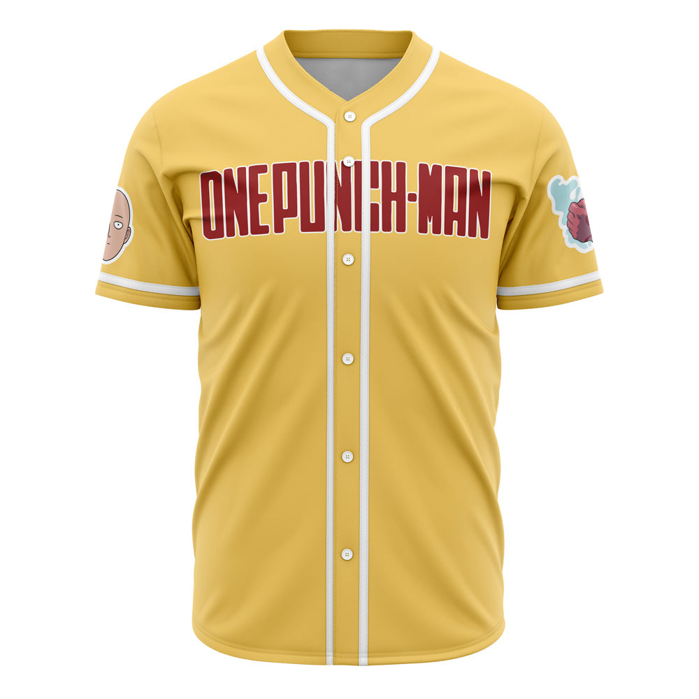 Power Saitama Punch Man Baseball Jersey