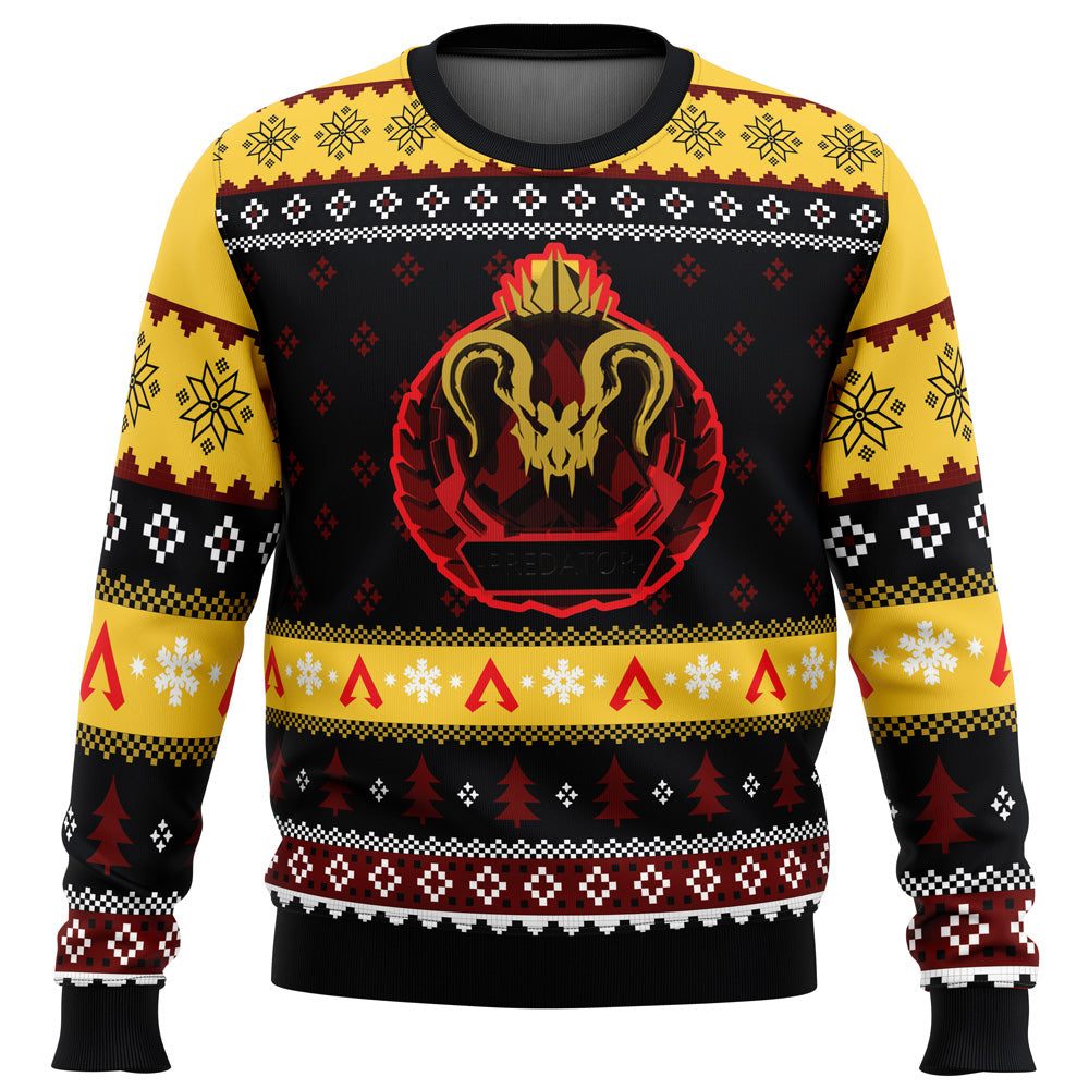 Predator Rank Apex Legends Ugly Christmas Sweater