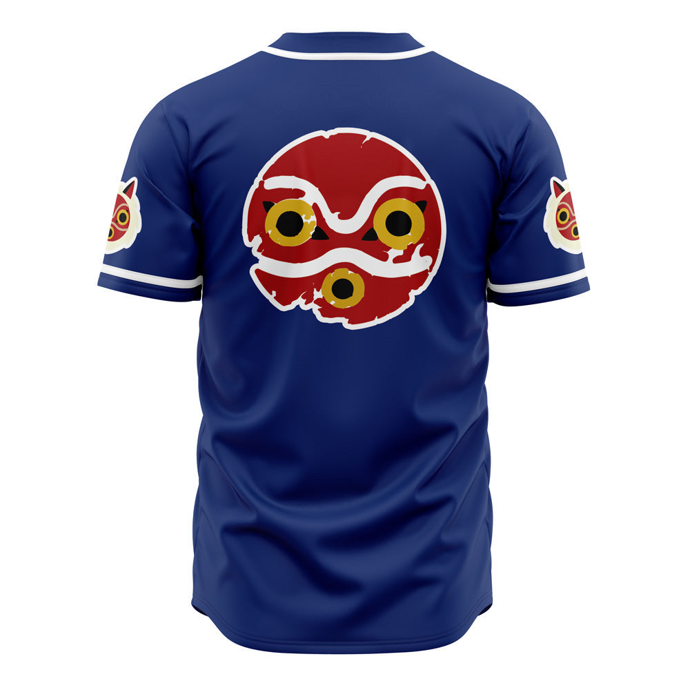 Princess Mononoke Studio Ghibli Baseball Jersey