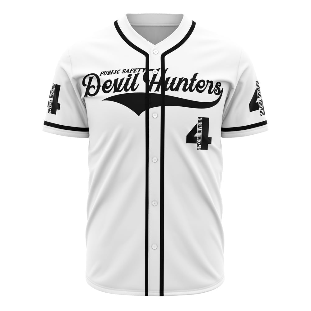 Public Safety Devil Hunters Chainsaw Man Baseball Jersey