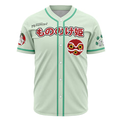 Raging Princess Mononoke Studio Ghibli Baseball Jersey