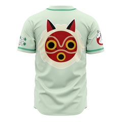 Raging Princess Mononoke Studio Ghibli Baseball Jersey