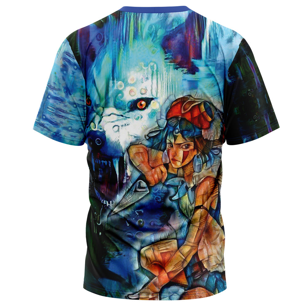 Raging Princess Mononoke Studio Ghibli T-Shirt