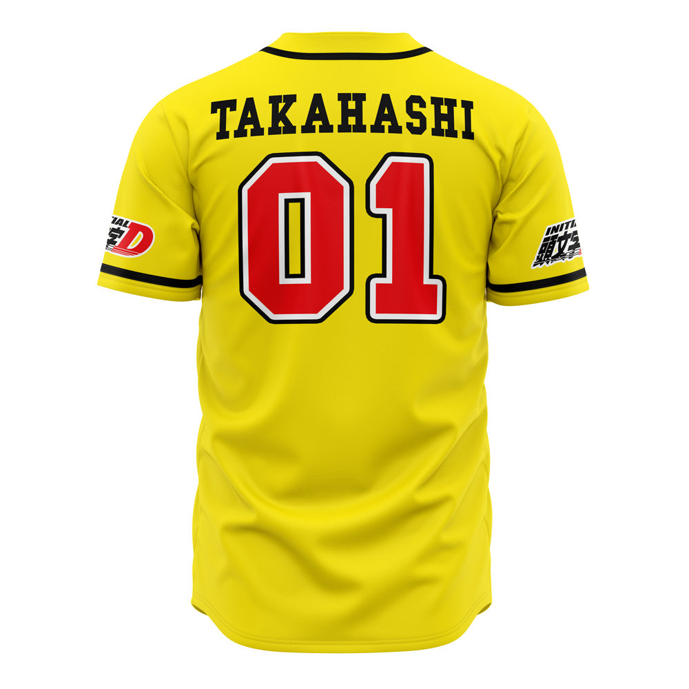 Red Suns Initial D Baseball Jersey