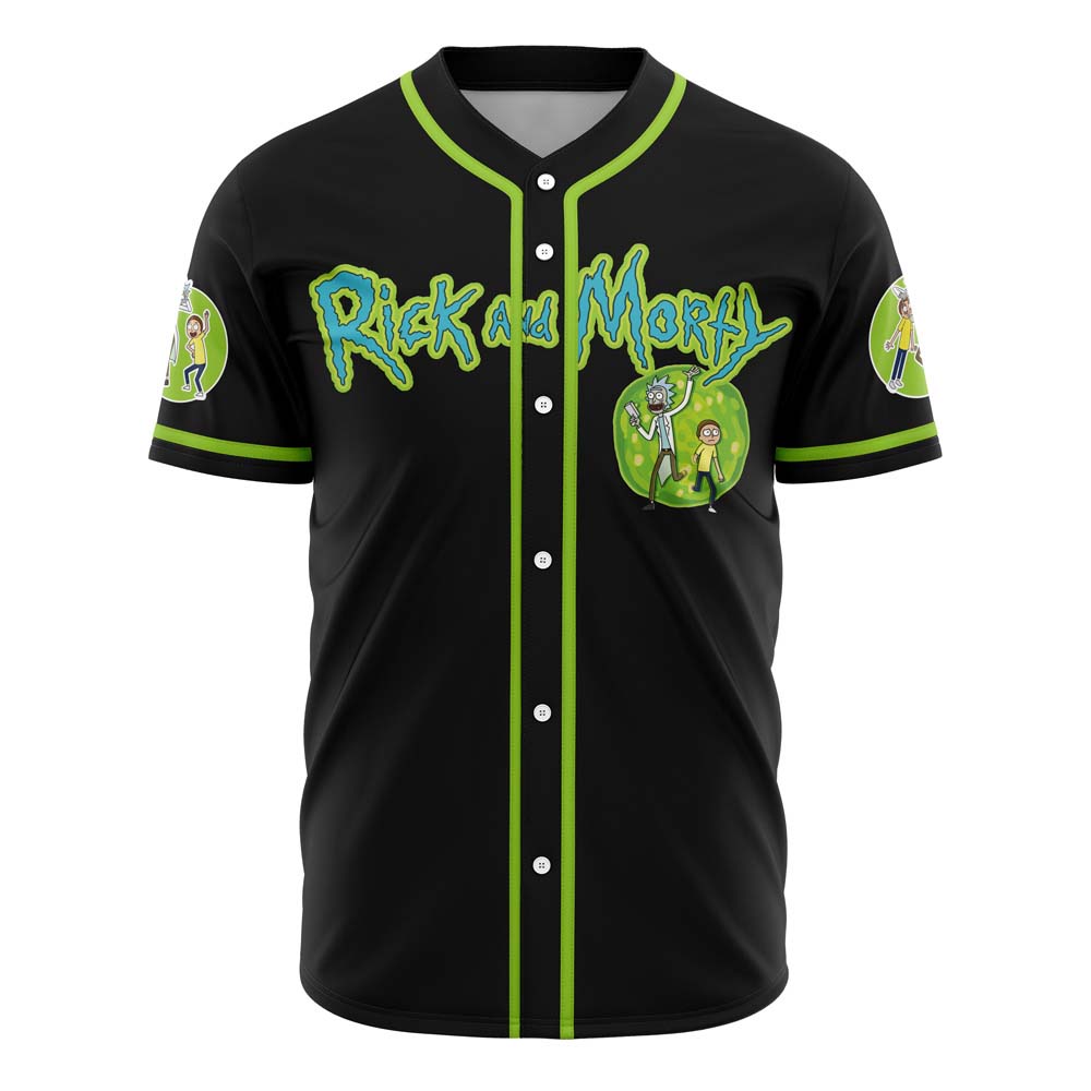 Rick and Morty Trippy Cosmic Rick Baseball Jersey