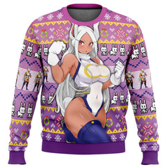 Rumi Usagiyama Mirko My Hero Academia Ugly Christmas Sweater