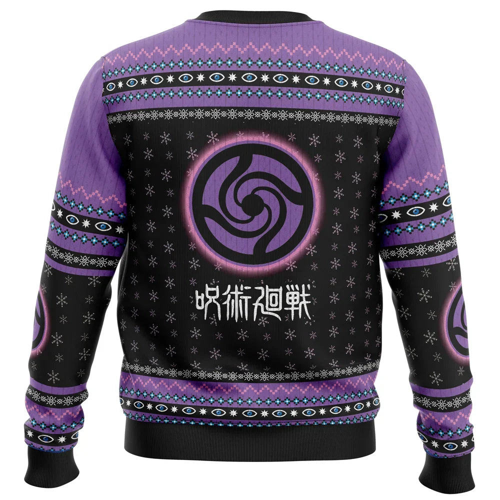 Satoru Gojo Jujutsu Kaisen Ugly Christmas Sweater