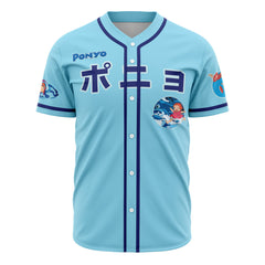 Sea Creatures Ponyo Studio Ghibli Baseball Jersey