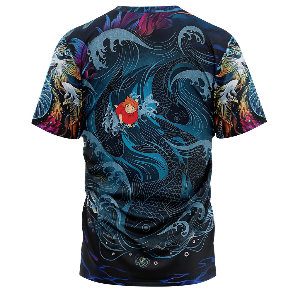 Sea Creatures Ponyo Studio Ghibli T-Shirt