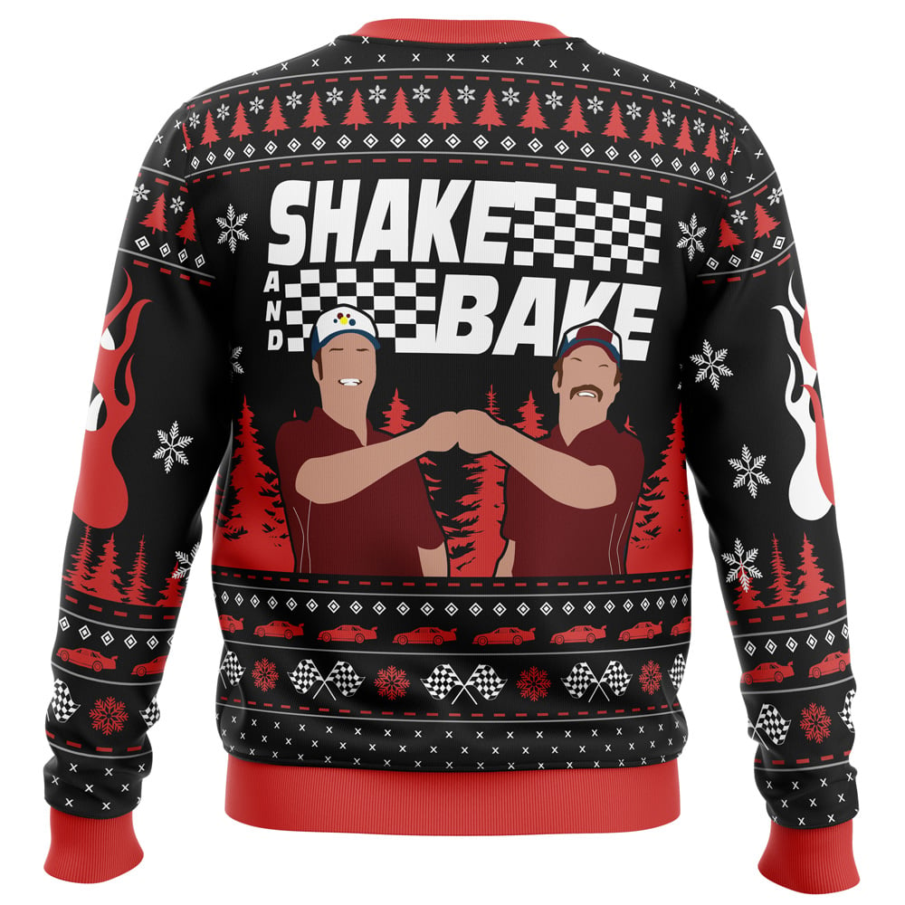 Shake And Back Talladega Nights Ugly Christmas Sweater