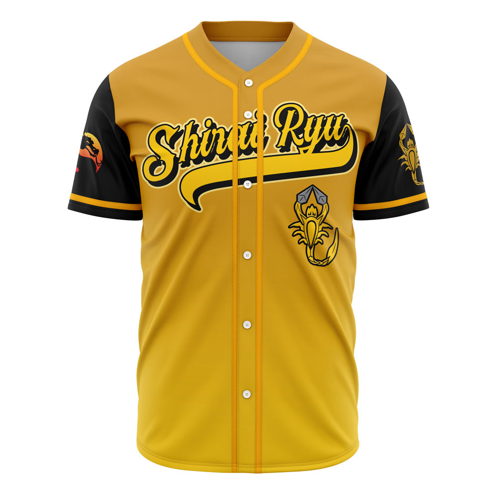 Shirai Ryu Scorpion Mortal Kombat Baseball Jersey