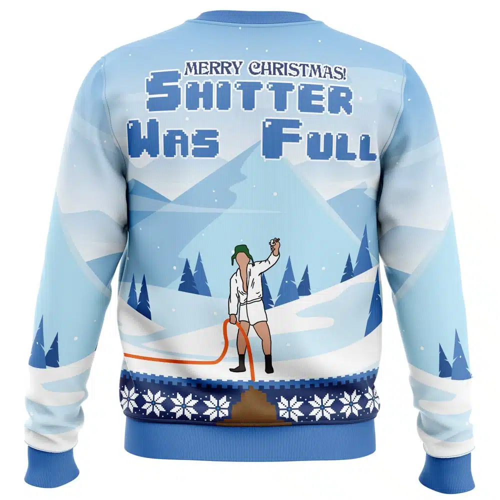 SHITTER WAS FULL National Lampoon’s Christmas Vacation Ugly Christmas Sweater