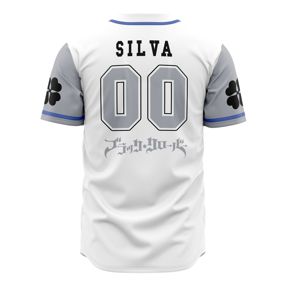 Silver Eagles Black Clover Baseball Jersey